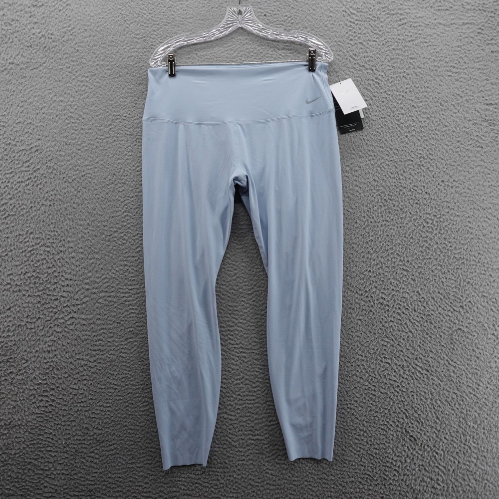 Nike Zenvy Gentle Support High Waist 7/8 Leggings XL Blue Women Active NWT
